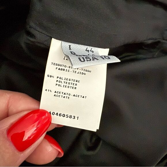 NWT Vintage 90s Moschino Cheap and Chic Black Cocktail Dress Size IT 44 US 10 - Picture 9 of 11